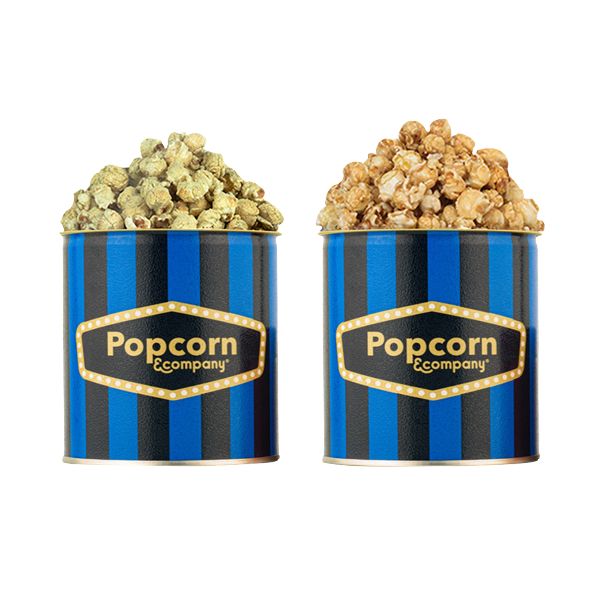 Popcorn & Company Festive Gift Combo Pack of 2 Tins 210 Gms