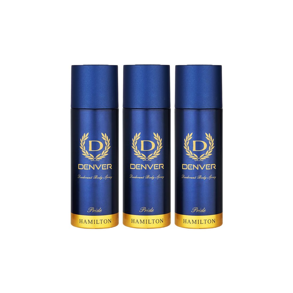 DENVER Pride Nano Deodorant For Men 50 ML Each, Pack Of 3 | Long Lasting Fragrance