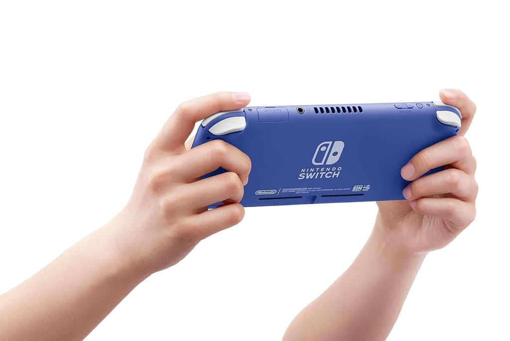nintendo Switch Lite-blue view 2