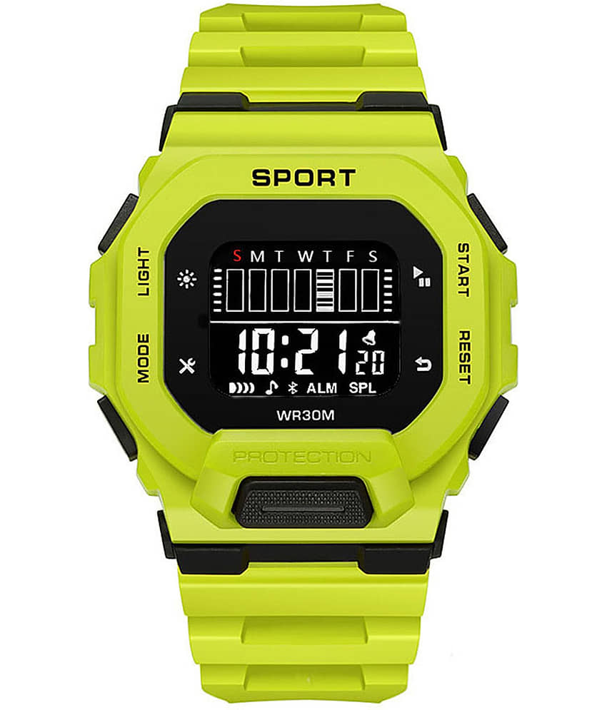 Trex Yellow Silicon Digital Men's Watch view 2
