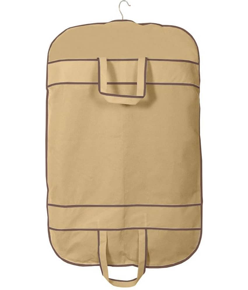 PrettyKrafts Beige Half Transparent Coat Cover (Set of 6) view 2
