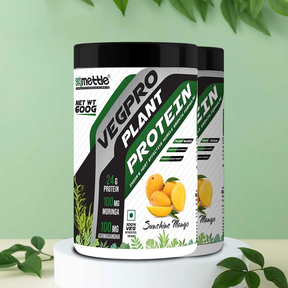 GetmyMettle Veg Pro | Plant Protein 24g