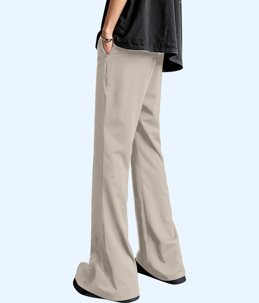 FTX Loose Men's Formal Trouser - Beige ( Pack of 1 ) view 2