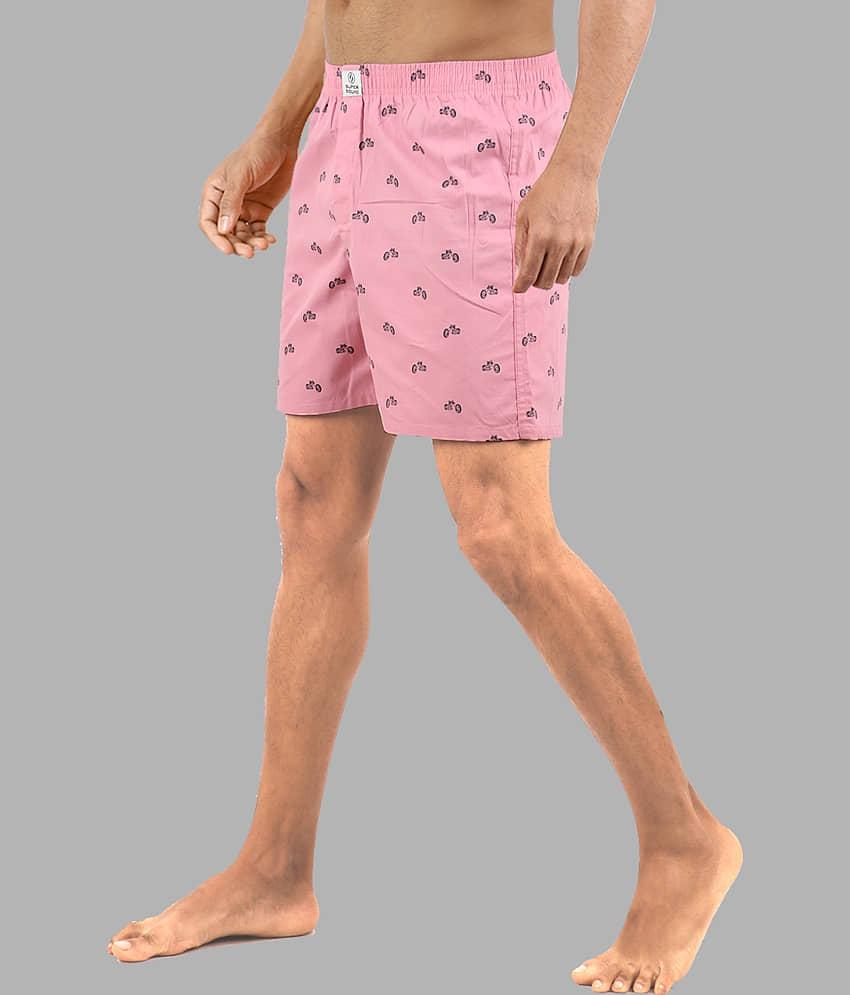 Supersquad Pack of 4 Cotton Boxers For Men's ( Assorted 10 ) view 2