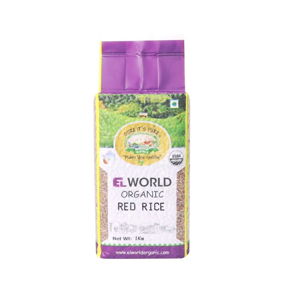 ELWORLD AGRO & ORGANIC FOOD PRODUCTS Red Rice 1 Kilogram (Pack of 2) view 2