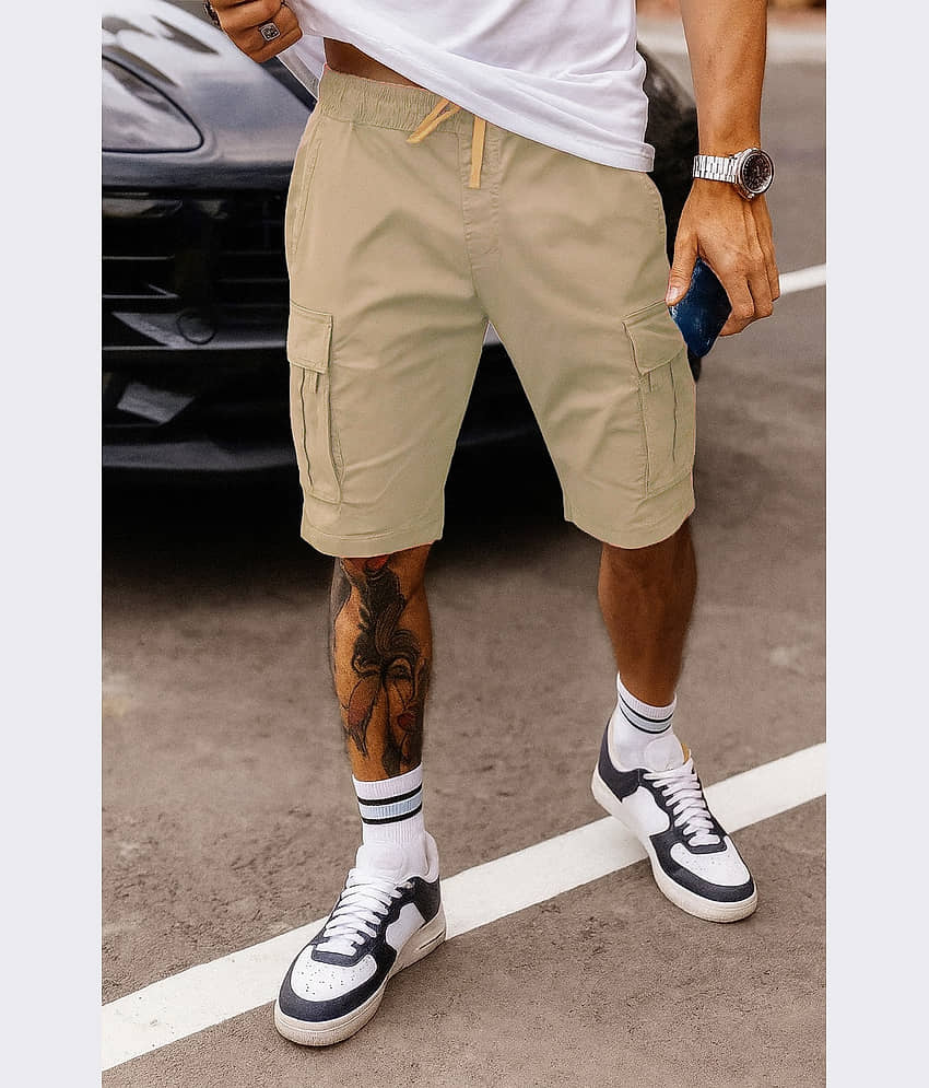RAGZO Khaki Cotton Men's Cargos ( Pack of 1 ) view 2
