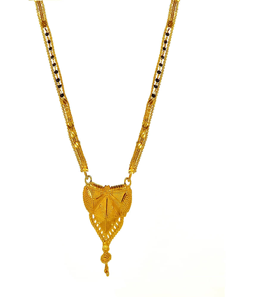 Shankhraj Mall Gold Plated Letest & Designer Mangalsutra For Women-100184 view 2