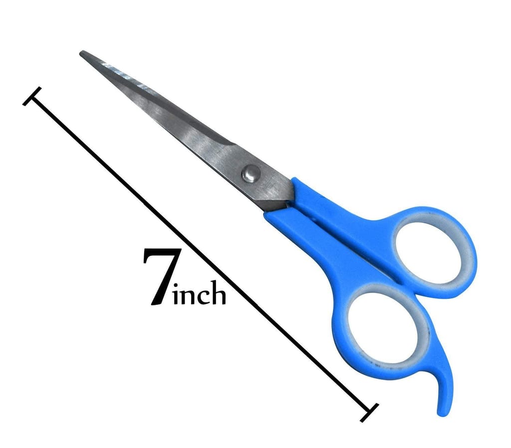 INDRICO? Professional Stainless Steel Scissor (Pack of 1) Black view 2