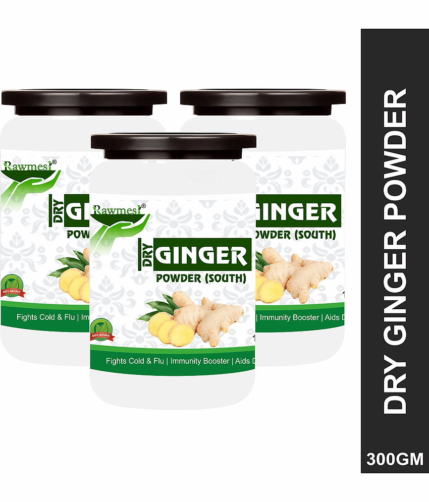 Rawmest Dry Ginger / Akrak Churan/ Saunth/ Allam Powder 300 Gm Pack of 3
