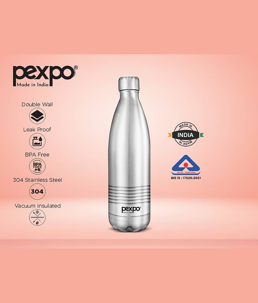 Pexpo - Navy Blue Thermosteel Flask ( 1000 ml ) view 2