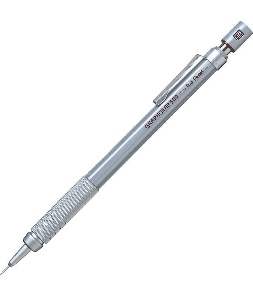 Pentel Graphgear500 Mechanical 0.3 Mm Pencil (Set Of 1, Silver) view 2