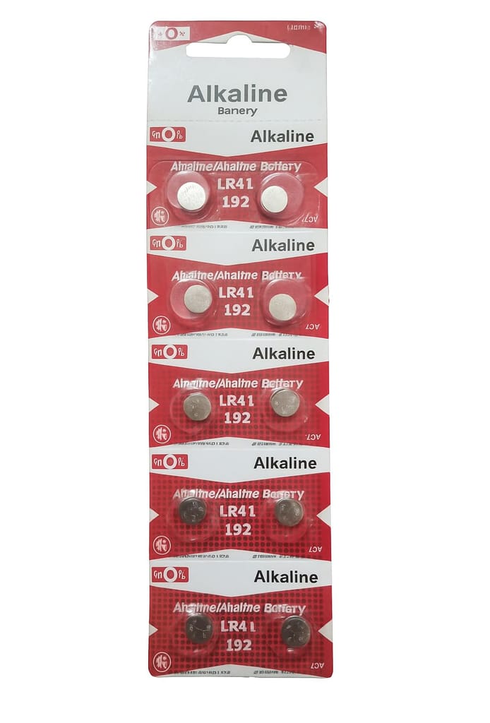Exelent 10-Pack LR41 Button Cell Battery LR41 AG3 392A 1.5v Alkaline Battery for Compatible Calculator Watch Electonic Devices (Pack of 10) view 2