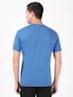 Men's Solid Round Neck T-Shirt (Bright Cobalt) view 2