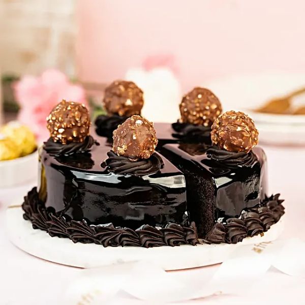 Ferrero Rocher Truffle Cake Half Kg view 2