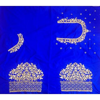 OMSAIFAB Cotton Silk Self Design Blouse Material