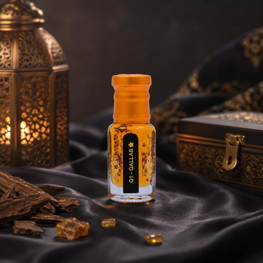 alNaqi Qallab Attar 6ml - Qallab 6ml - Arabian Perfume Oil for Unisex, Oriental Fragrance with Grapefruit and Rose Notes, Alcohol Free itra, Original Khallab Attar view 2