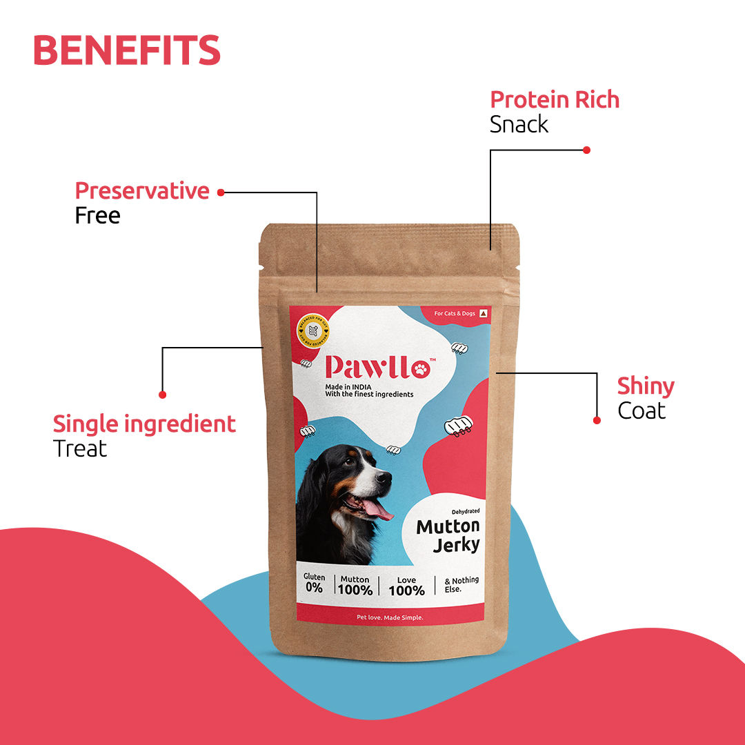 Pawllo Mutton Jerky, 70 gm view 2
