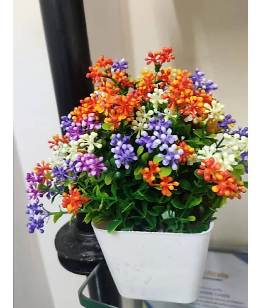 zonezer - Multicolor Wild Artificial Flower ( Pack of 2 ) view 2