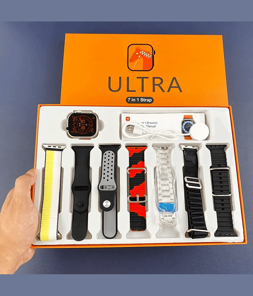 RD Kart 2.01 inch IPS BT Calling Smart Watch with Strap Upto 1-2 days Backup ( Orange ) view 2