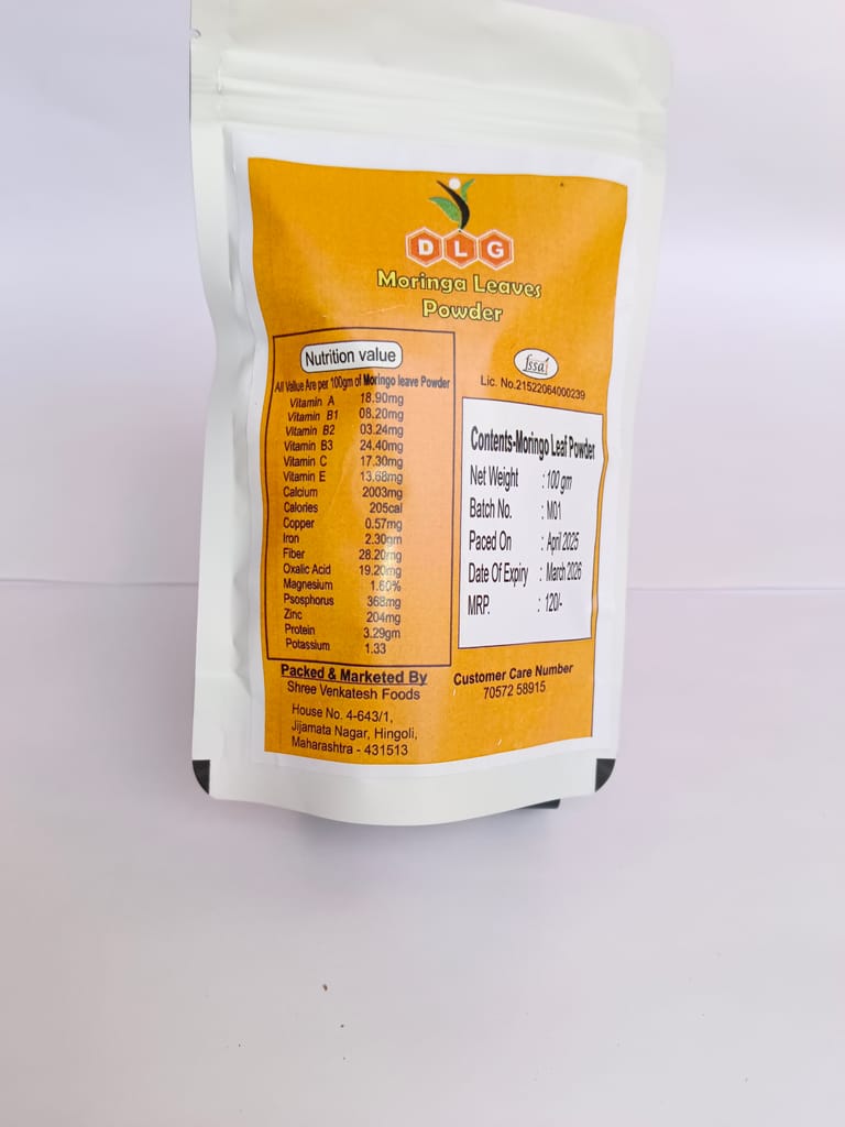 Moringa Leaves powder view 2