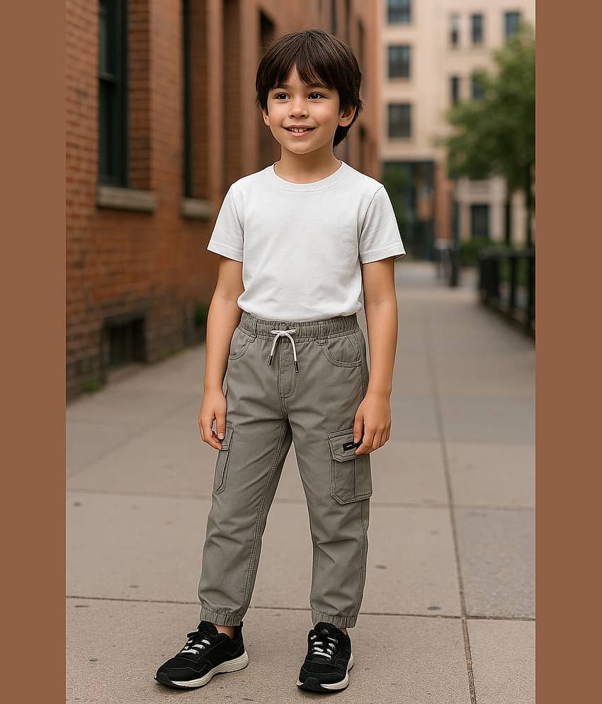 ICONIC ME Pack of 1 Boys 100% Cotton Jeans ( Grey ) view 2