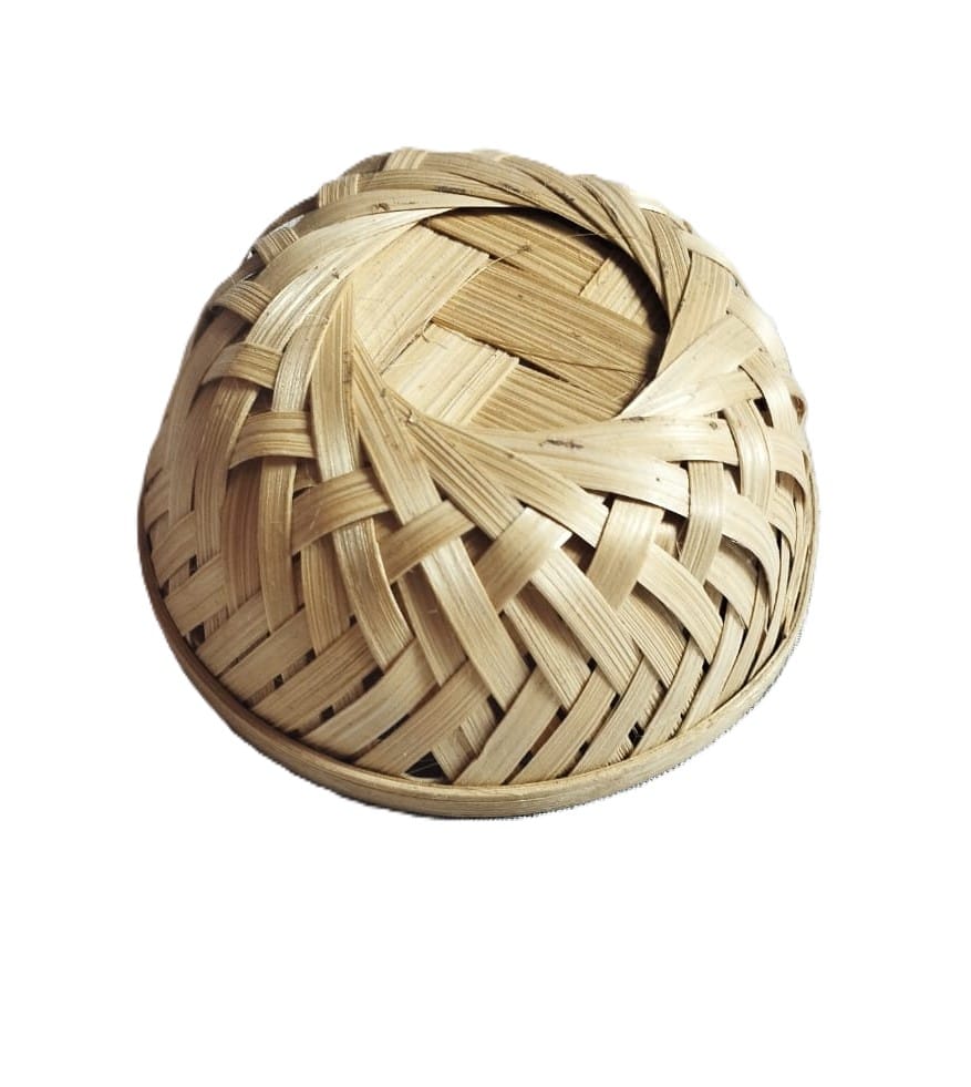 Small Bamboo Basket Pack of 3 view 2