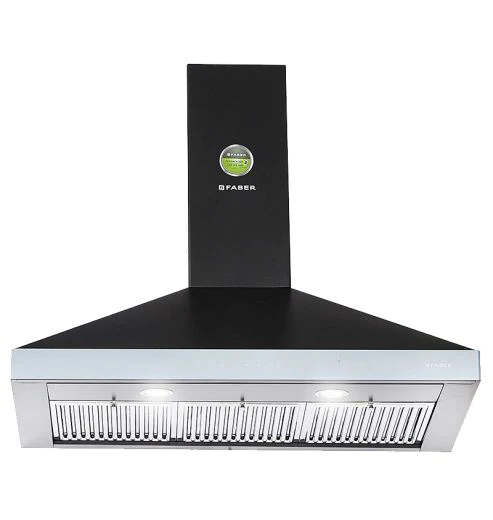 Faber Chimney Hood Topaz Smart 3D T2S2 BK TC LTW 90