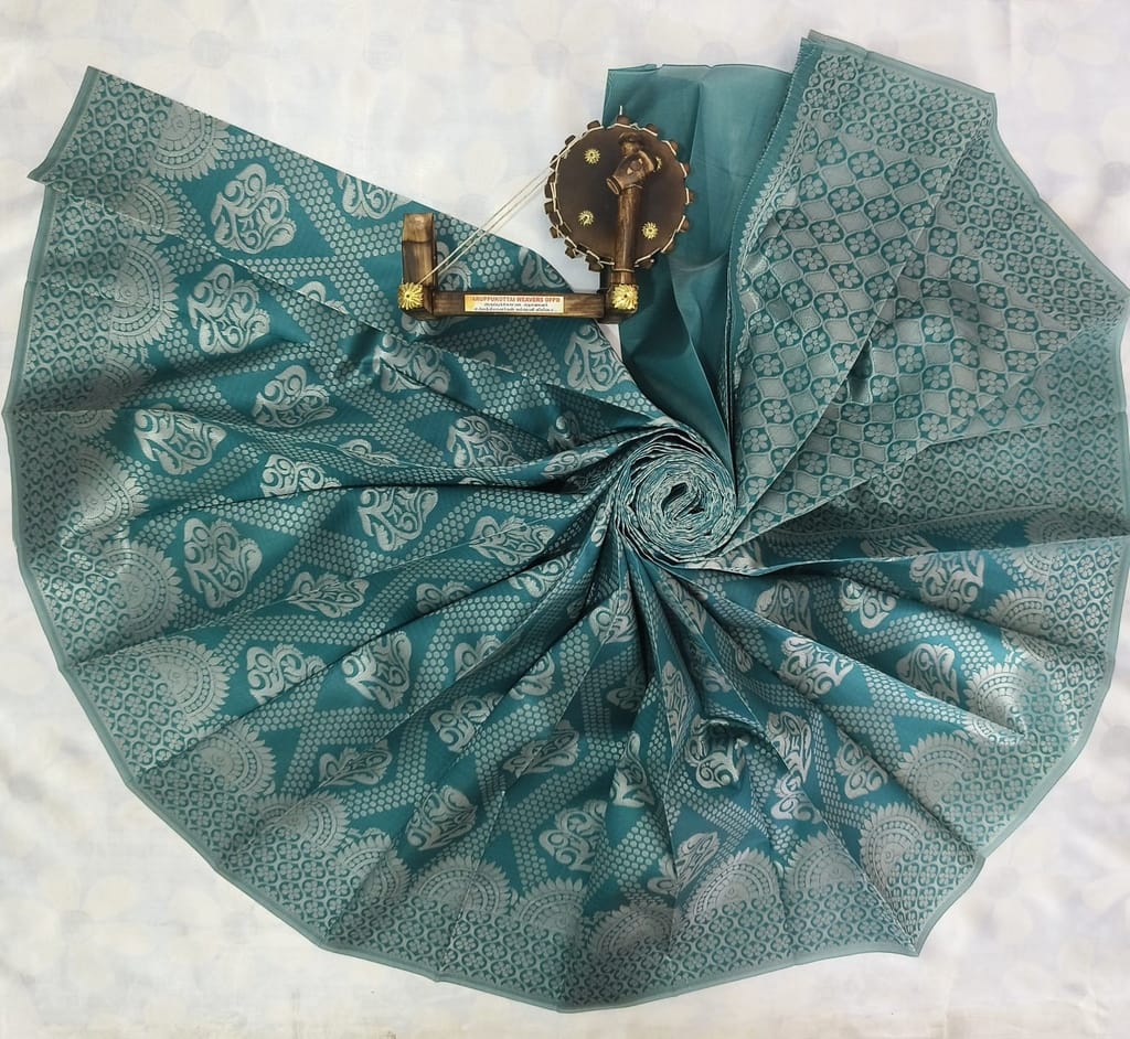 Kubera Silk Cottton Saree with Blouse view 2