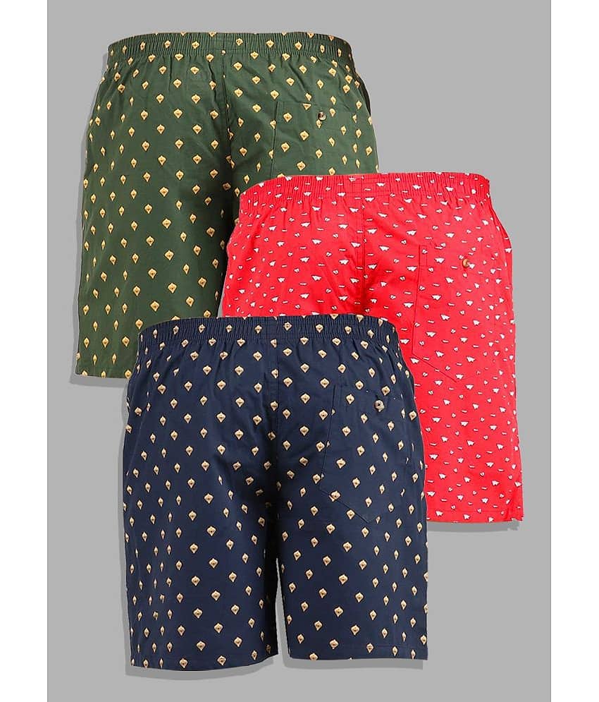 Supersquad Pack of 3 Cotton Boxers For Men's ( Assorted 5 ) view 2