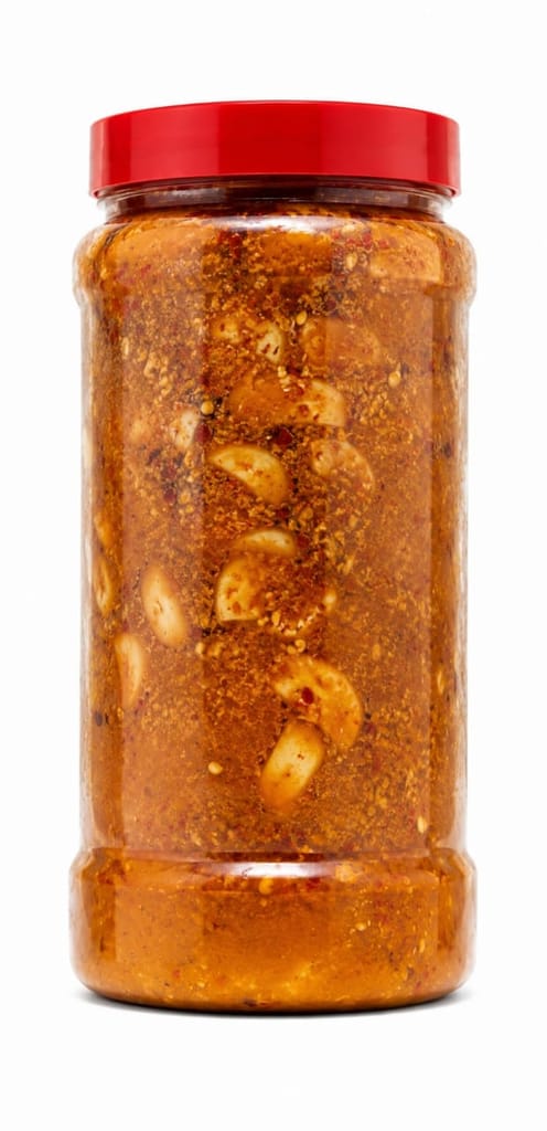 Basmina Agro Garlic Pickle - 500g view 2