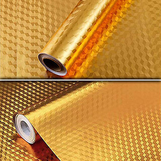 Walper Abstract Gold Wallpaper (200 cm x 60 cm) view 2