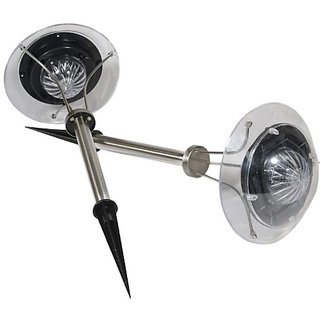 SUI Plastic Weatherproof Multi-led Garden Lamp With Changing Light, Inbuilt Battery Solar Panel (Multicolour, 1-watt)