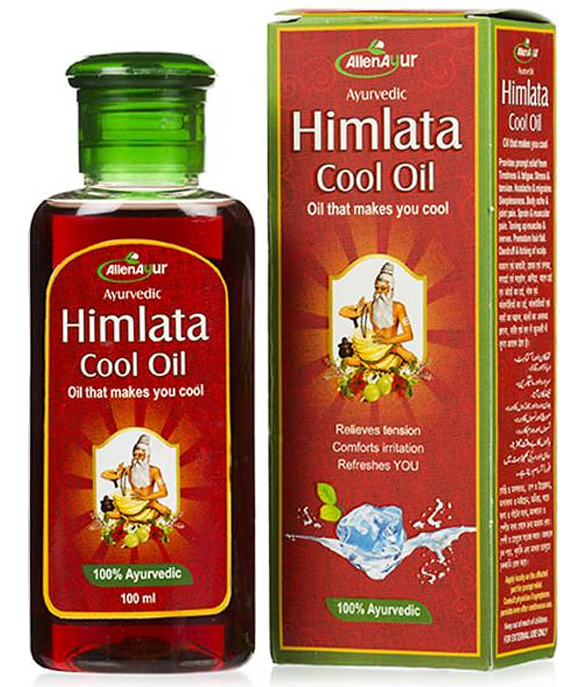 ALLEN Himlata Cool Oil (100 gm x 2 packs) Oil 200 gm Pack Of 2