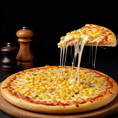 Corn Cheese Pizza