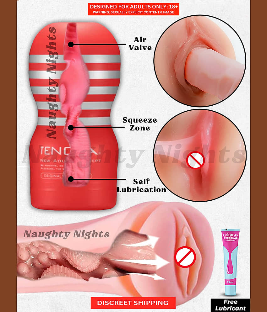 Male Masturbator Reusable Adult Sex Toys for Men Wet Vagina Stroker Flashlight for Boy Realistic Silicon Pocket Pussy with Free Lube – Naughty Nights