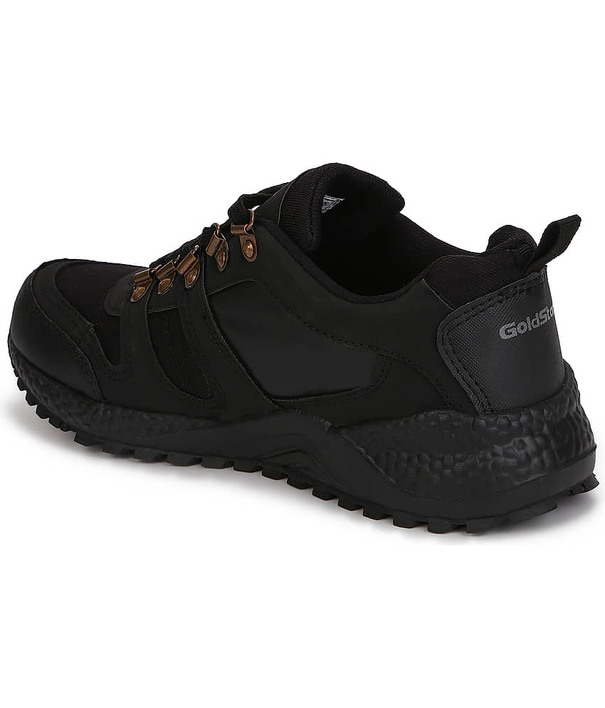 GOLDSTAR Black Running Shoes view 2