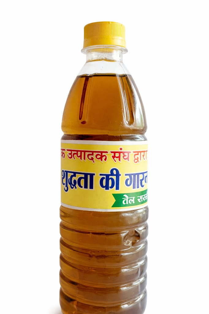 Kacchi Ghani Mustard Oil 1 Litre Pet Bottle view 2