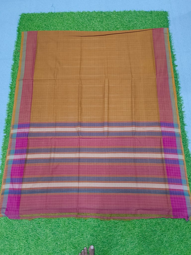 MORI HANDLOOMS COTTON STRIPES SAREE view 2