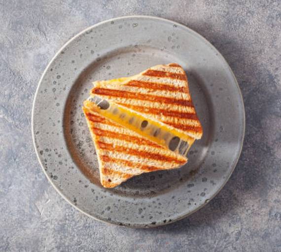 Grill Plain Cheese Toast