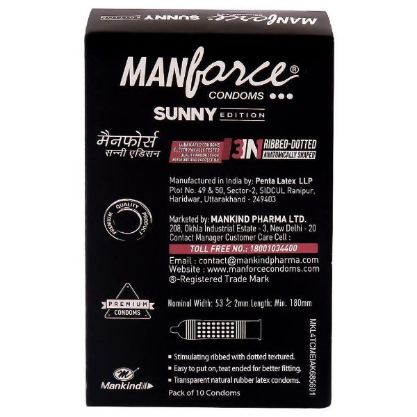 Manforce Sunny Edition 10 Condoms view 2