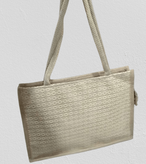 HANDMADE DESIGNER JUTE BAG view 2