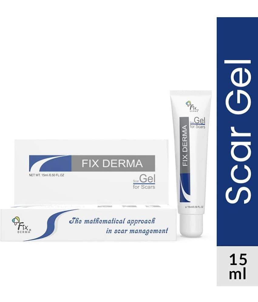 Fixderma Scar Gel, Reduces Acne Scars, Surgery Scars, Injury Scars, Burn Scars 15g, (Pack of 1)