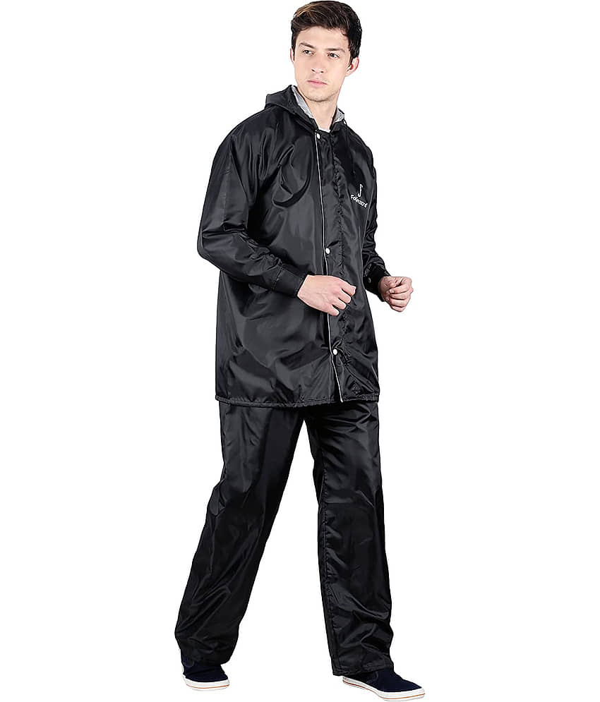 Goodluck Raincoat Set - Black view 2
