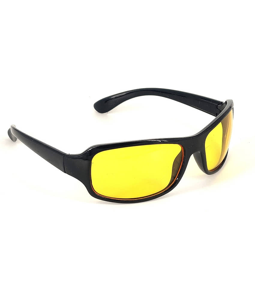 Kanny Devis - Black Wrap Around Sunglasses ( Pack of 1 ) view 2
