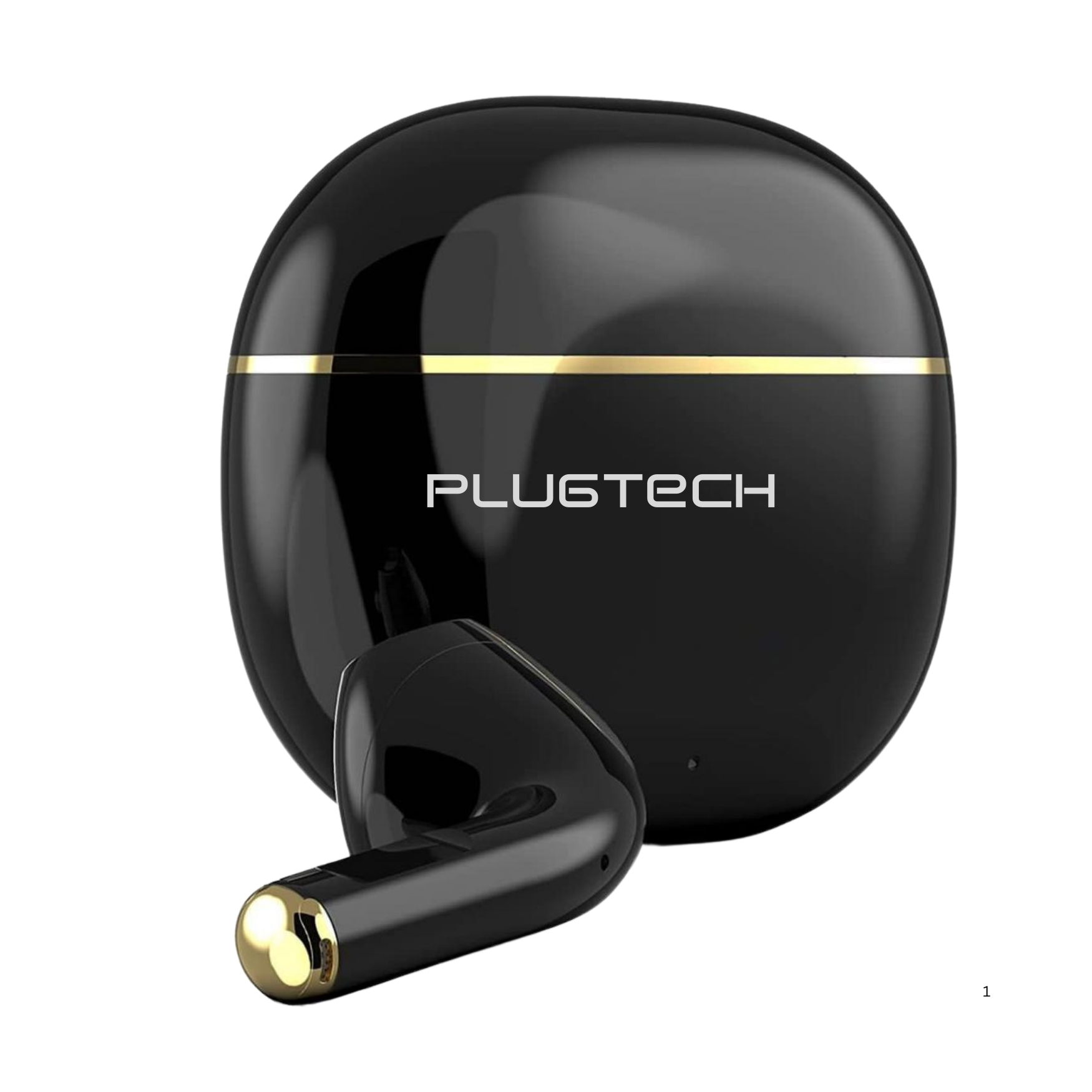 Plugtech LEB-601 TWS Earbuds - Bluetooth V5.0, Truly Stereo Sound, Upto 30 H Long-Lasting Battery, IPX4 Water-Resistant view 2