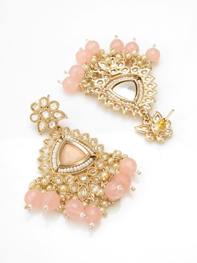 Morison Golden Triangular Earrings Contemporary Chic view 2