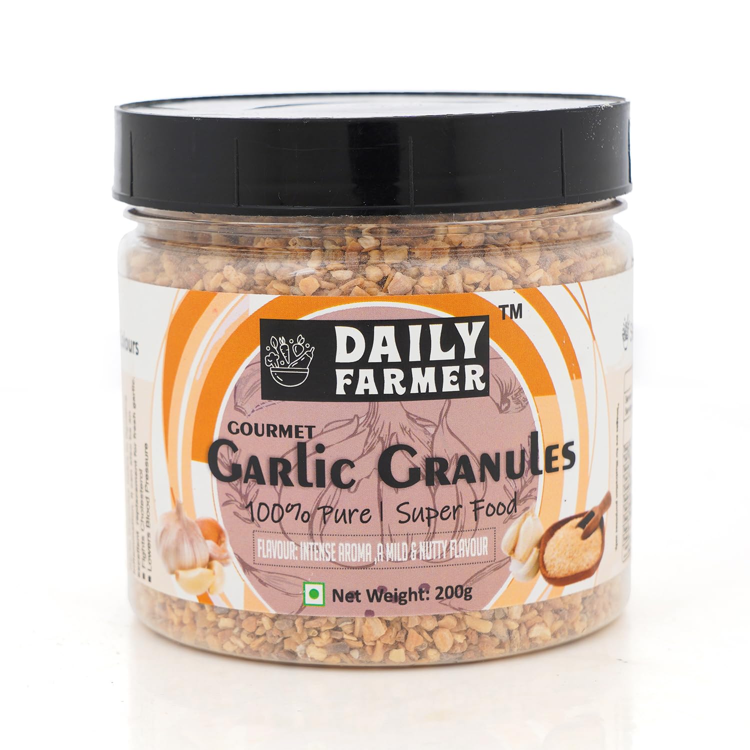 Daily Farmer Dehydrated Garlic Granules, 150 gm