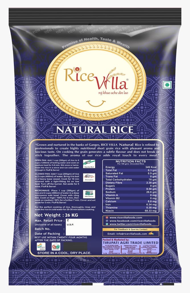 Rice Villa | Standard Minilket | Rice | 26 kg | Miniket Rice view 2