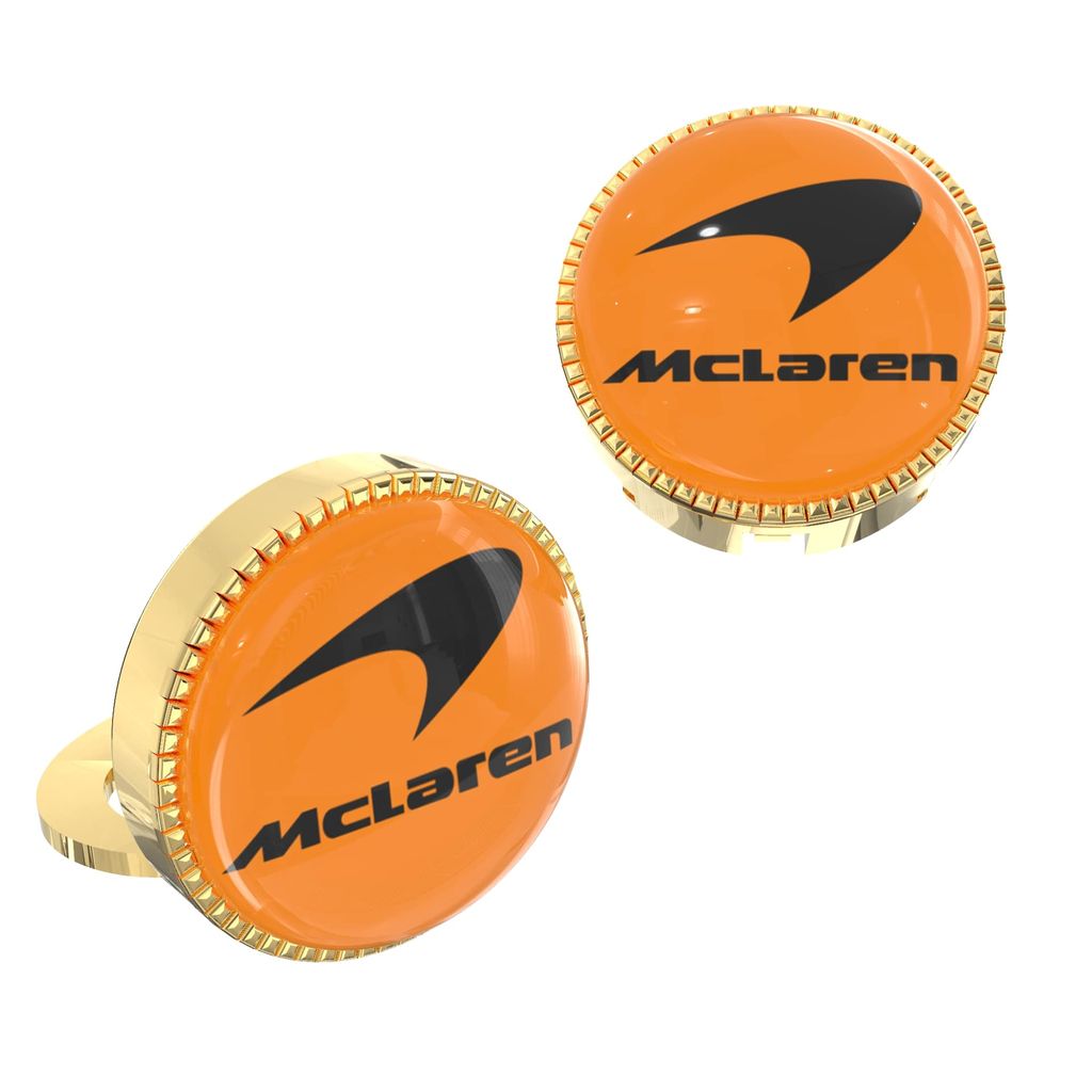 The Smart Buttons - Shirt Button Cover Cufflinks for Men - McLaren Style view 2