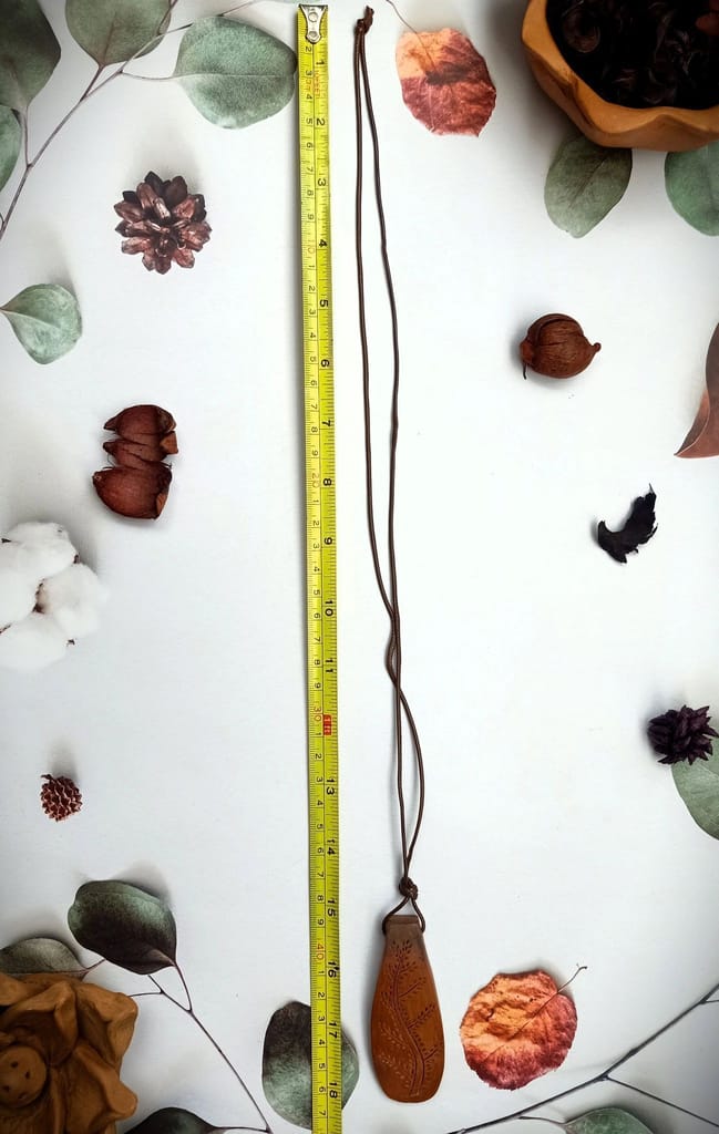 Terracotta pendant view 2